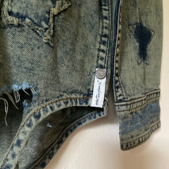 ONE TEASPOON Everyday Blue Classic Star Shirt (Size: S) NWOT - Picture 12 of 12